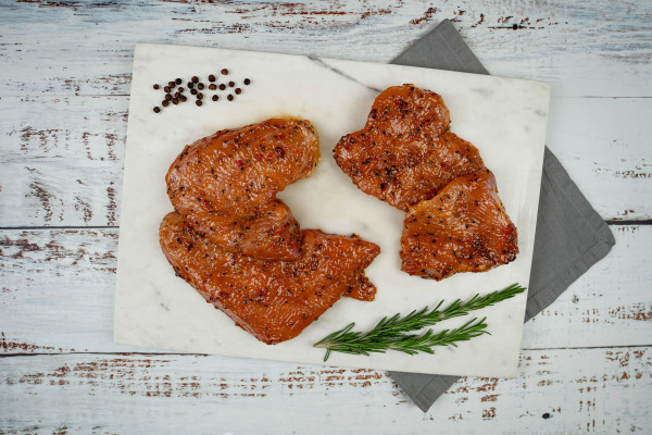 Neuland Puten Schnitzel in Grill-Marinade