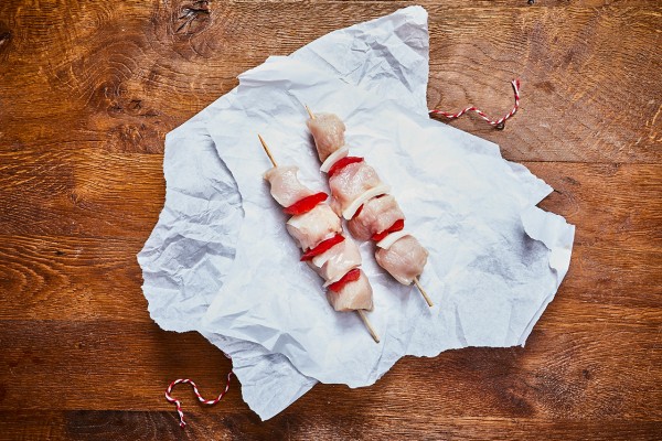 Paderborner Landhähnchen Spieße ohne Speck natur