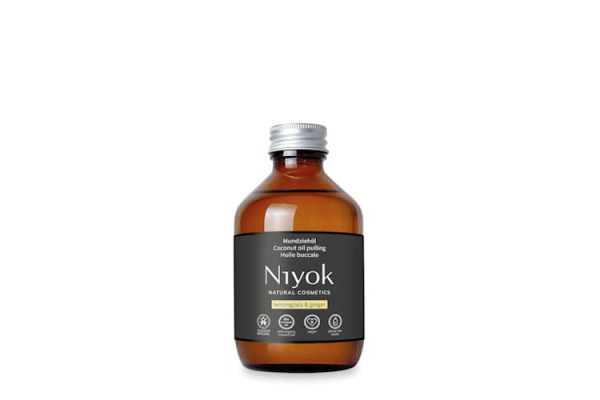 Niyok Mundziehöl aus Kokosöl - Zitronengras & Ingwer 200ml