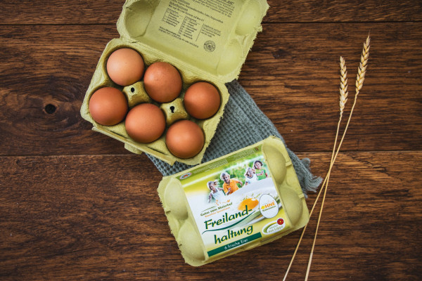 Eier aus Freilandhaltung Größe L