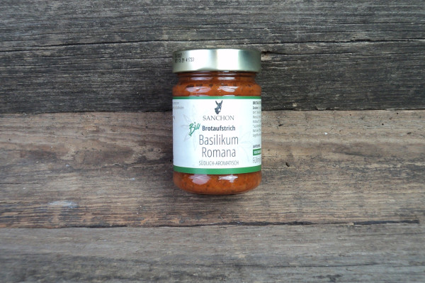 Bio Brotaufstrich Basilikum Romana