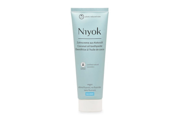 Niyok Zahncreme aus Kokosöl - Eisminze 75ml