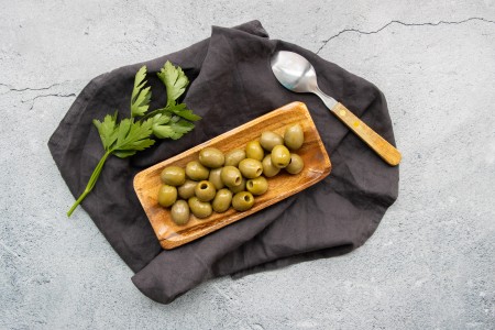 Oliven grün ohne Stein Pillion Griechenland