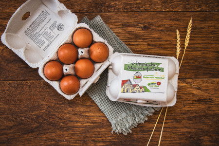 Eier aus Bodenhaltung Größe L
