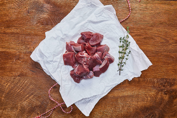 Rehgulasch aus der Schulter