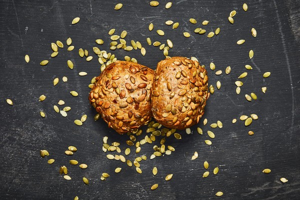 Kürbiskernbrötchen