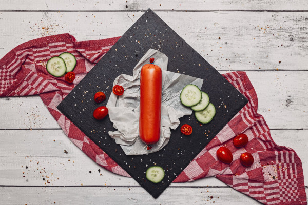 Käsewurst vom Strohschwein