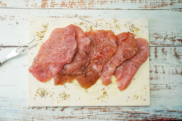 Neuland Puten Schnitzel in Marinade