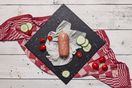 Frühstücksfleisch vom Strohschwein